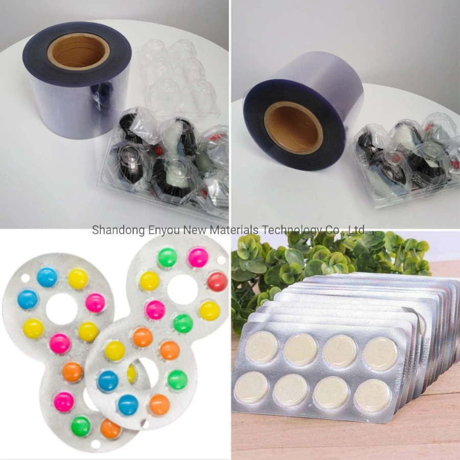 Glossy/Matt PVC Plastic Roll for Thermoforming PVC Plastic Transparent Clear Sheet Rigid PVC Film Roll