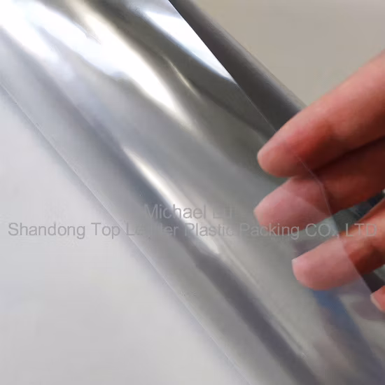60mic transparente PVC-Folie mit hoher Zugfestigkeit für pharmazeutische Verpackungen